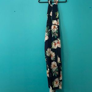 Long open back dress